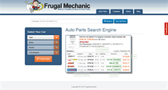 Desktop Screenshot of frugalmechanic.com