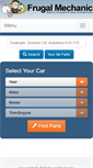 Mobile Screenshot of frugalmechanic.com